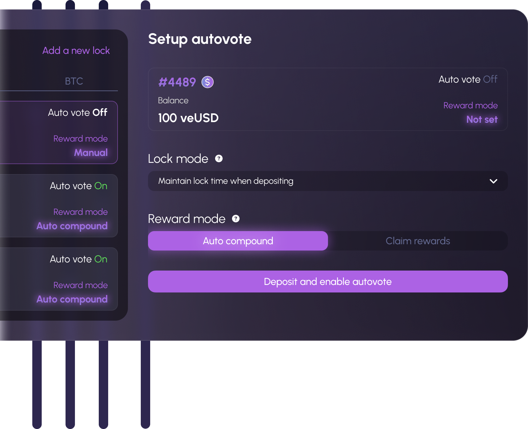 Effortless rewards with autovoter